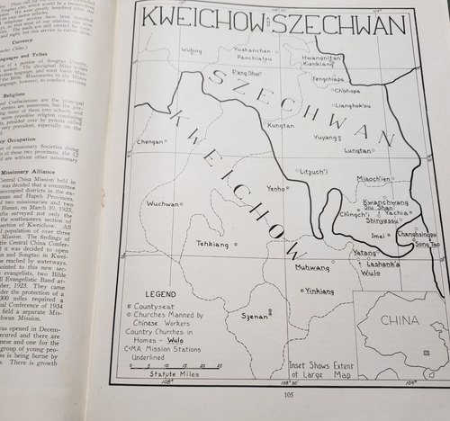 Missionsatlas a Manual of the Foreign Work Christian Missionary Alliance Maps - Bild 12 von 15