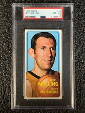 1970 Topps Basketball #76 Jeff Mullins PSA 8