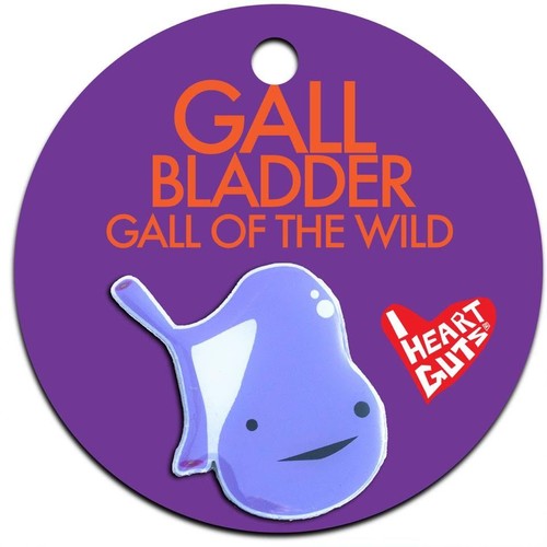 ¡PIN DE SOLAPA DE VESÍCULA BILIAR GALL OF THE WILD! AGALLAS DE CORAZÓN I - Imagen 2 de 2