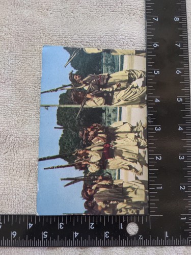 National Guardsmen Parade Independence Kabul Afghanistan 1940s Postcard - Picture 4 of 4