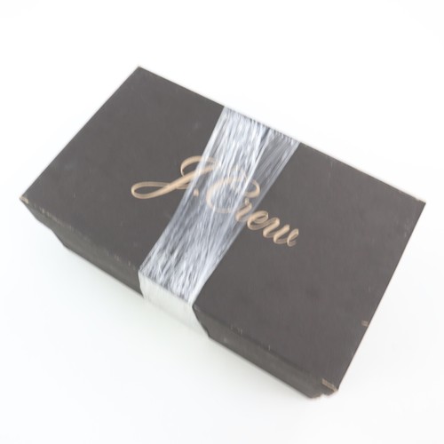 J.Crew Ciabatte Kiltie Uomo Scamosciato Inglese Marrone Tg 9 M - Nuove con Scatola $198 Nuove con Scatola - Foto 11 di 11