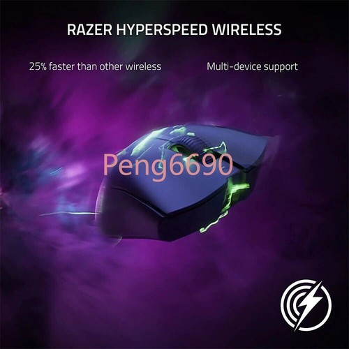 Razer DeathAdder V3 Pro Wireless Gaming Mouse Ultra Lightweight Optical Sensor - Picture 4 of 11