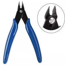 Diagonal Cutting Pliers, Flush Cutter, Lightweight, 5-Inch Electronic Shear Wire