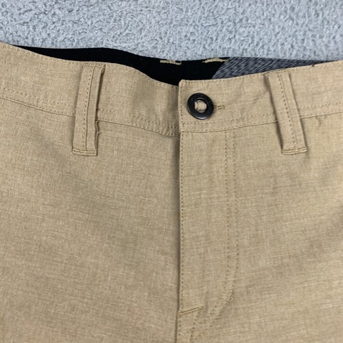 Volcom Shorts Mens 28 Beige Chino Lightweight Outdoor Pockets Casual Preppy Men - Picture 4 of 14