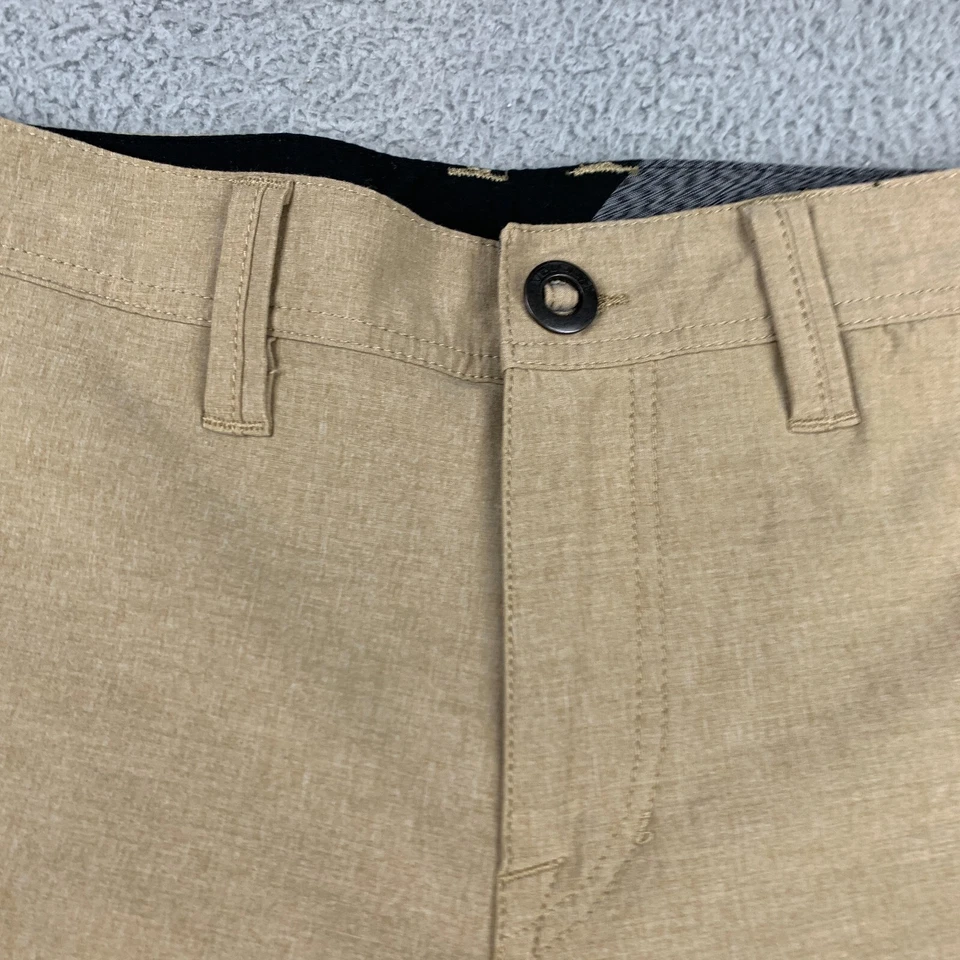 Volcom Shorts Mens 28 Beige Chino Lightweight Outdoor Pockets Casual Preppy Men - Image 4 of 4