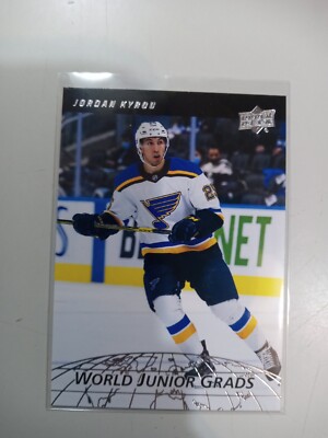 2022-23 Upper Deck Jordan Kyrou World Junior Grads #WG-12 St.Louis Blues