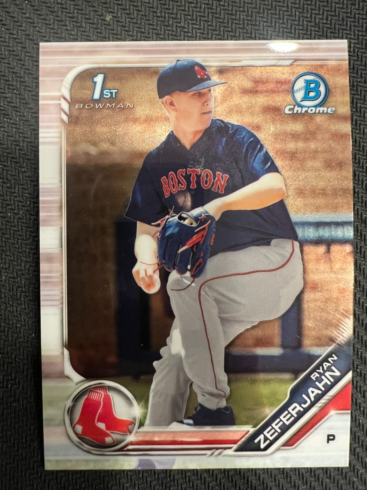 QTY: 2019 Bowman Draft Chrome - Ryan Zeferjahn ( Red Sox ) 1st Rookie #BDC-16