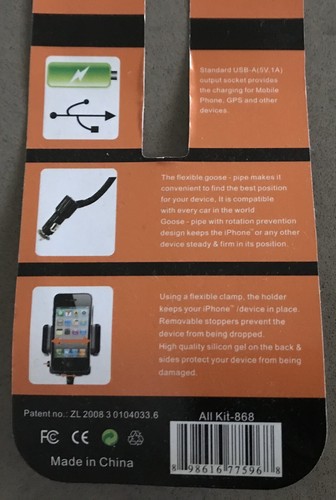 ALL-IN-ONE FM UNIT - HANDS FREE -Plug-in MP3 - BRAND NEW - Never Used - CLASSIC! - Bild 9 von 12