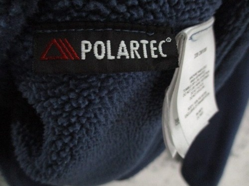 Mountain Hard Wear Sweatshirt Mens Large Blue Polartec Fleece Pullover FLAW - Picture 9 of 12