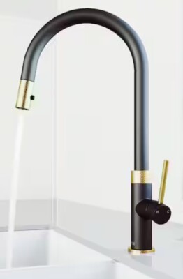 VIGO VG02033MGMB Bristol Single-Handle Pull-Down Sprayer Kitchen Faucet in Matte