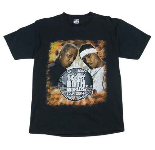 2004 Vintage Jay Z & R Kelly Rap T Shirt Medium