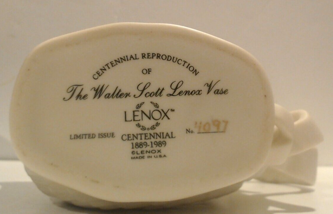 Lenox Walter Scott Limited Edition Vase Pitcher LE w/Receipt ~ New