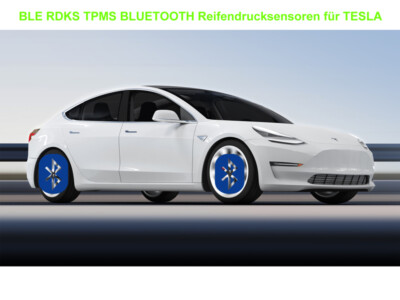 4x TESLA BLE RDKS TPMS Reifendrucksensoren Silber Bluetooth für alle neuen Tesla