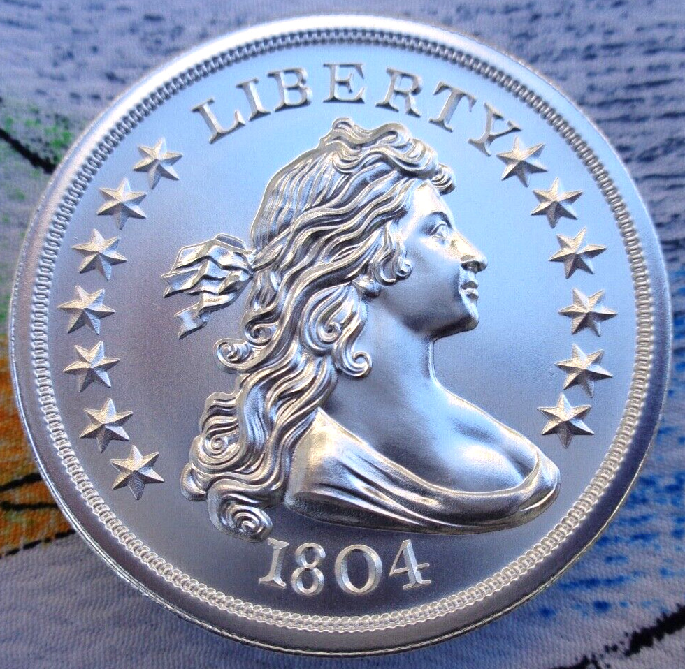 Bullion Silver 1804 Draped
