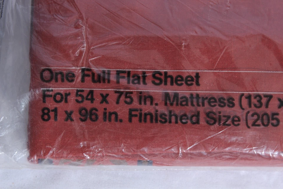 Hoja plana completa vintage Yves Saint Laurent sin hierro percal Utica J.p.Stevens nueva Foto 4 de 4