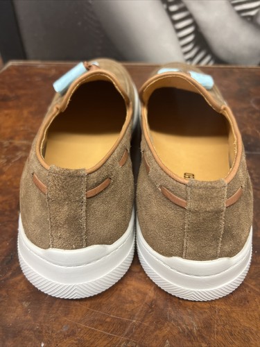 Brothers United Men’s Size 12 Brown Suede Leather Loafers Made In Brazil. New - Picture 4 of 9