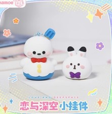 Rubber Keyring Love and Deepspace Bag Pendant Colleagues Keychain Q Version Gift