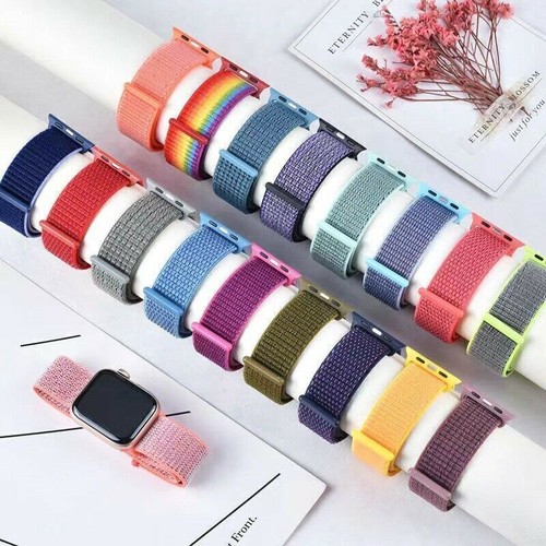 Woven Nylon Loop For Apple Watch Series Ultra 10-1 SE Sport Band Strap 38mm-49mm - Picture 2 of 174