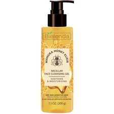 Bielenda Manuka Honey Elixir  Soothing Micellar Face Cleansing Gel  7.1 oz ea