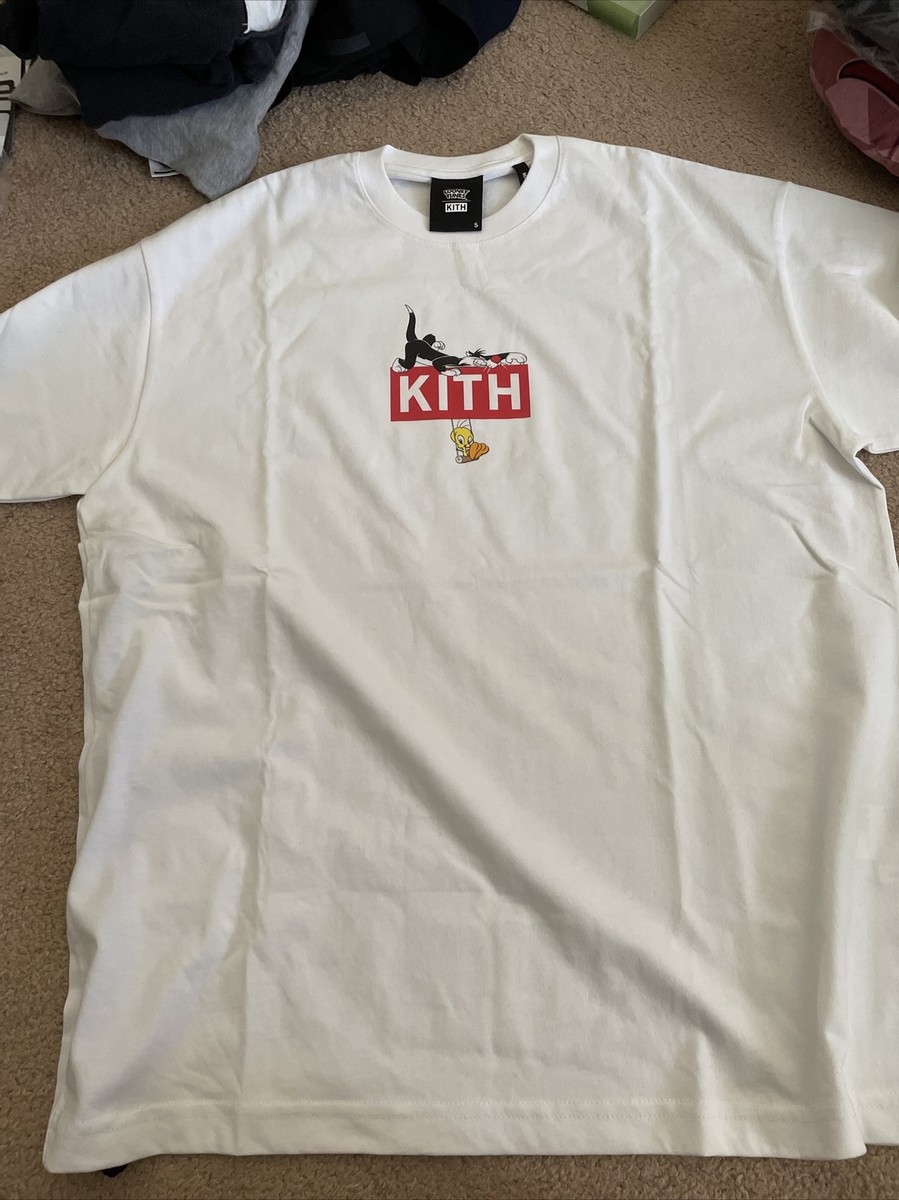 kith x looney tunes Classice Logo Tee White S Brand New | eBay