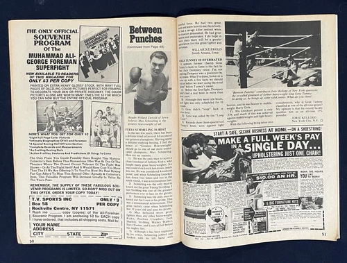 Big Book of Boxing, Sept. 1976, Muhammad Ali, Joe Louis, Max Rosenbloom, Tunney - Picture 15 of 19
