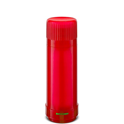 Rotpunk ThermoPro - Thermos 0,75L in Vetro con Protezione in Plastica Rosso - Foto 2 di 2