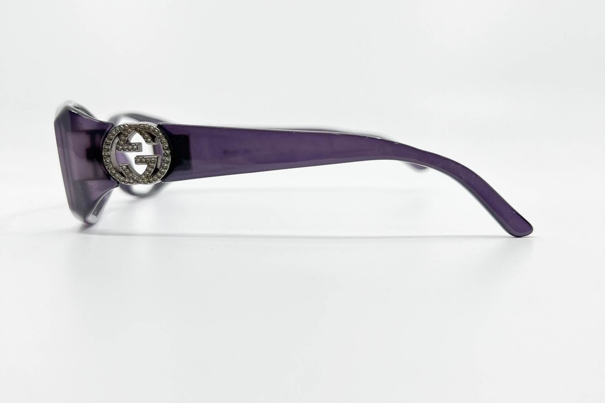 Gucci GG 3557 L45 Purple Silver Sunglasses Frames Purple  display picture 2