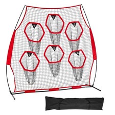 Uimoso 8x8 ft Portable Football Throwing Net for QB Training and Practice