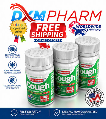 3 PACK Cough Suppressant 100 Tablets 30mg Dextromethorphan