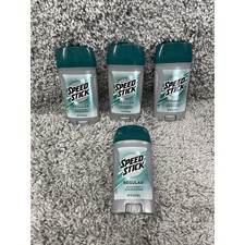 Lot Of 4 Speed Stick Regular Men's Deodorant 24 HR Protection 3 oz