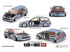 Kaido House - Mini GT Honda Civic (EF) Kaido Roulette V1 Collectible 1:64 Blue