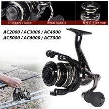 12BB Metal Spinning Fishing Reel 5.2:1 Freshwater Saltwater Left Right Hand Reel