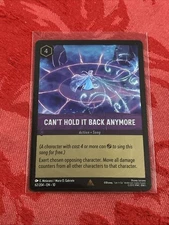 FOIL Lorcana Whispers in the Well - Can't Hold it Back Anymore - 62/204 FOIL