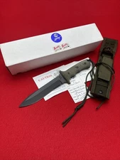 * RARE * VINTAGE 2003 CHRIS REEVE 7-INCH GREEN BERET KNIFE New