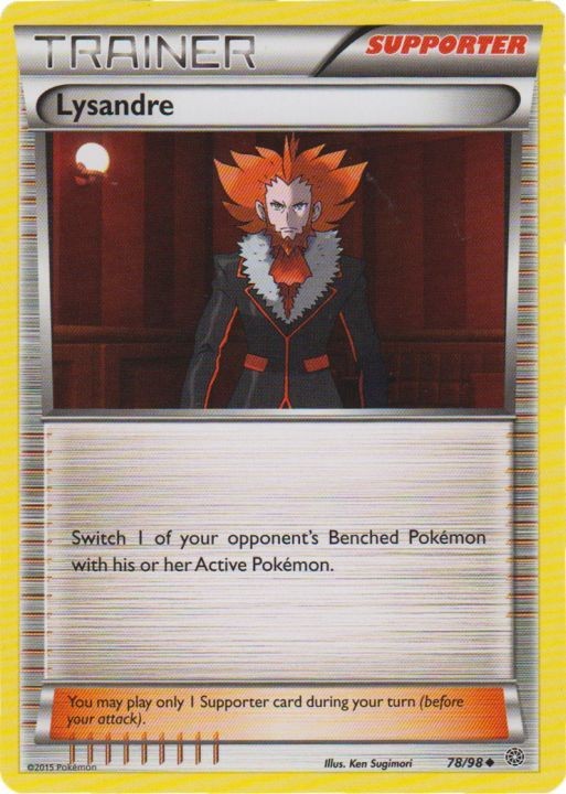 Lysandre - 78/98 - Uncommon - Moderately Played