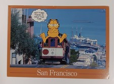 Vintage Garfield Postcard Set San Francisco Cable Car Fisherman's Wharf