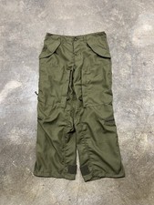 Vintage 70s Military Hot Weather Trousers OG-106 Vietnam Era Size 31-35