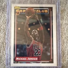 Topps 1992-93 Michael Jordan #205 50 Point Club Chicago Bulls Basketball Card
