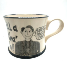 Moorland Pottery Yorkie Ware Mug 'Tha can Always Tell a Yorkshireman..' New 2nds