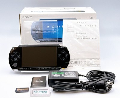 Sony PSP-1000 PSP 1000 Black Console in Box Region free w/1GB