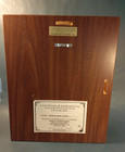 Signed, Authenticated Natrone Means San Diego Chargers Wood Plaque, 13" X 10.5" — photo 4