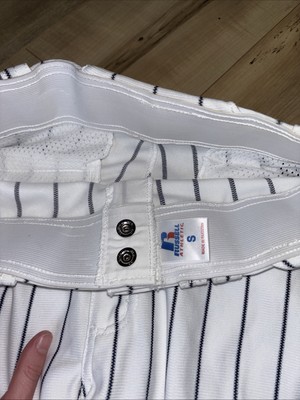 Pantalon de baseball vintage des années 80 à rayures blanches, pantalon d'uniforme de baseball softball TNO, longueur recadrée d'animaux morts par Russell Athletic unisexe XS, S, M - Canada