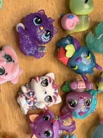 HATCHIMALS Lot of 69 Figures + Accessories Confetti Pixie Flocked Limited Clean