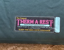 Ancien, repose Therm A, original, coussin de couchage gonflé, vert, 47"x 20"x 1" occasion
