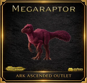Megaraptor-Survival Ascensionné-Dino- Top-Colors-PC/XBOX/PS5 PvE ASA-officiel-AAO