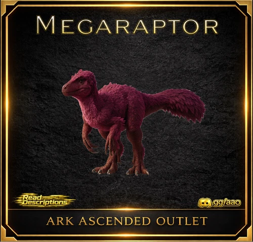 Megaraptor-Survival Ascended-Dino- Top-Colors-PC/XBOX/PS5 PvE ASA-Official-AAO