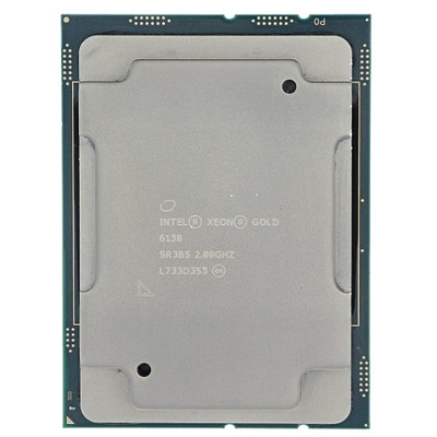 Intel Xeon Gold 6138 20 Cores 2GHz 27.5MB 10.4 GT/s 125W 3647 CPU SR3B5