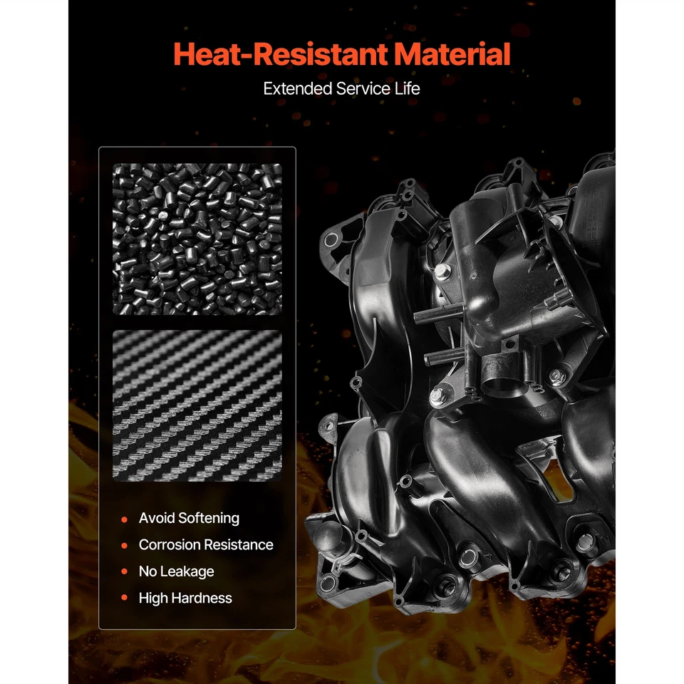 Uimoso Upper Intake Manifold for 2007-2008 Ford E150 E250 F150 V8 4.6L 615-375 Foto 4 de 4