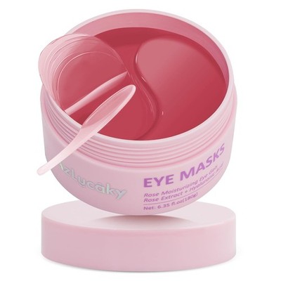 Under Eyes Patches, 40 Pairs Rose Hydrogel Eye Mask for Puffy Eyes and Dark Circ