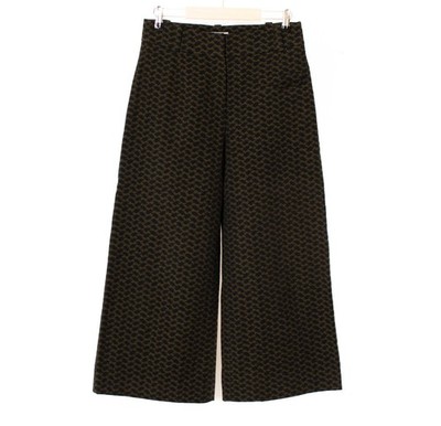 Women's LALA Berlin Trousers Black Green Size M 13517